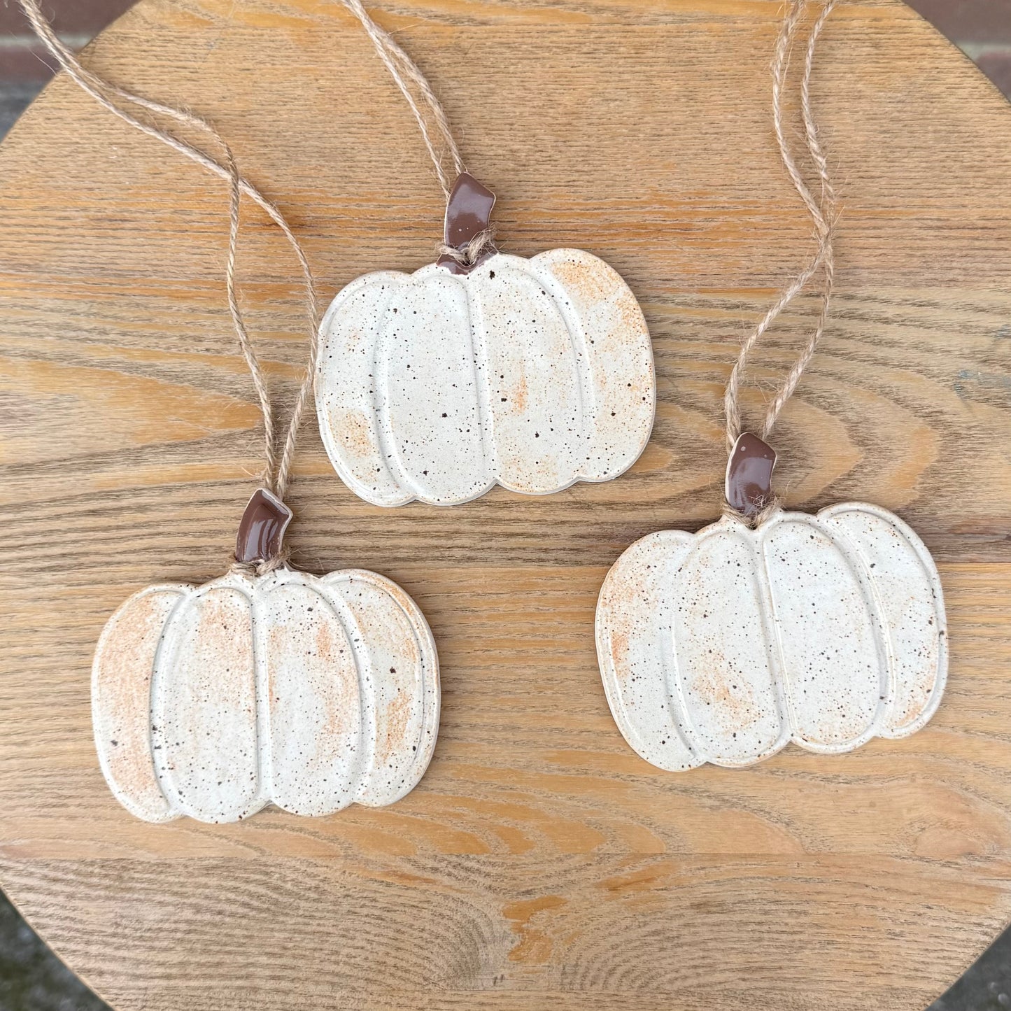 Rustic Ceramic Pumpkin