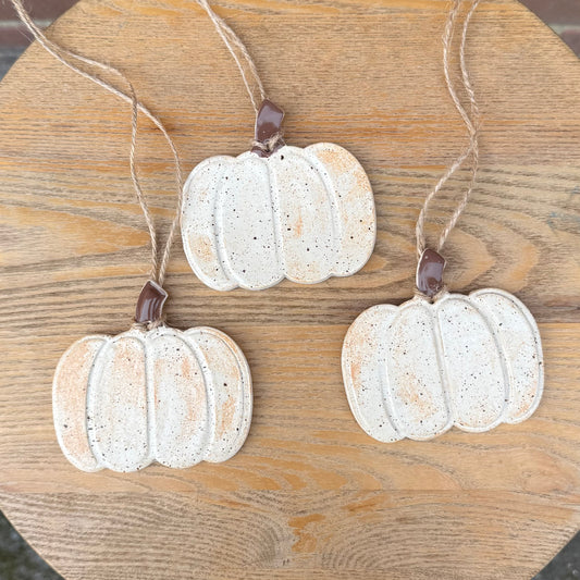 Rustic Ceramic Pumpkin